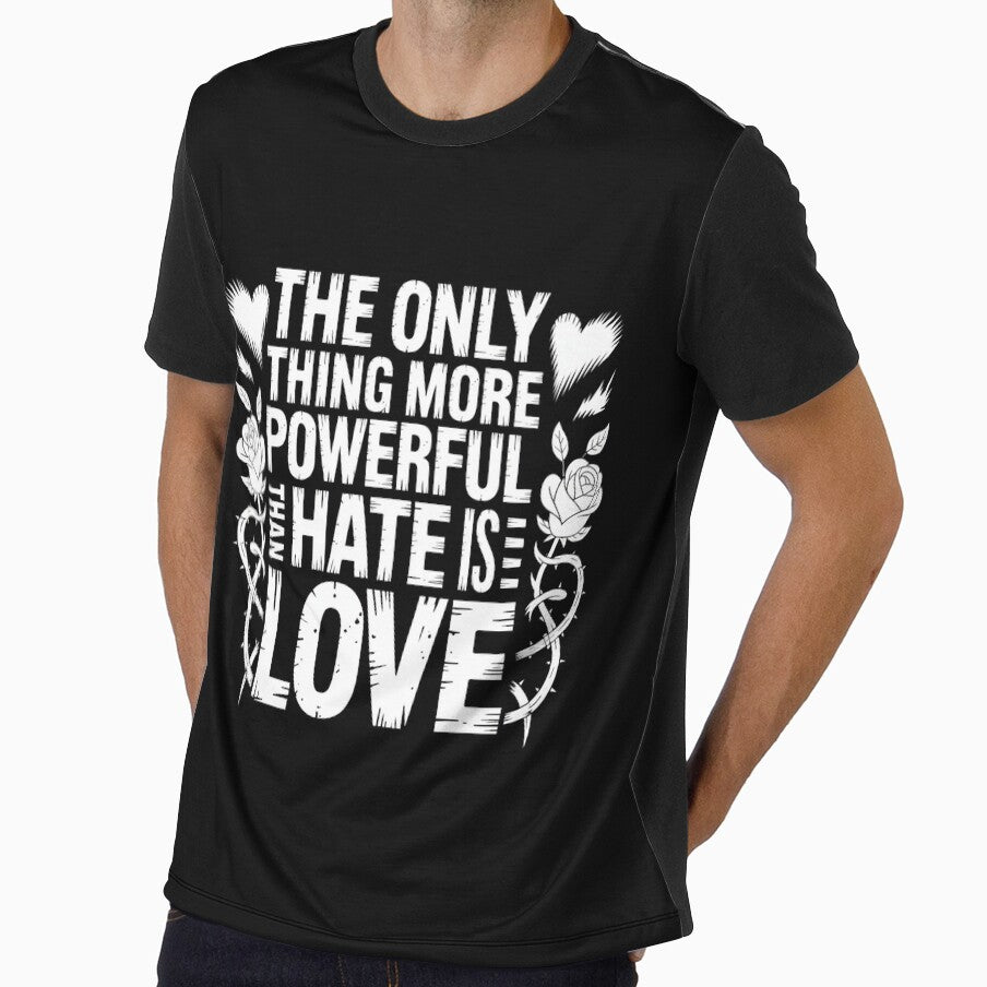 The Only Thing More Powerful Than Hate Is Love by YounexxART