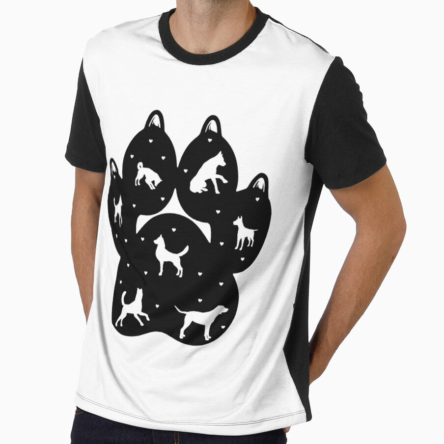 Dog Paw Print – Pet Lover by OlyvieArt