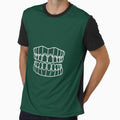 Vintage Aesthetic Tooth Diagram T-Shirt – Dental Art Graphic Tee by Golden-flower22