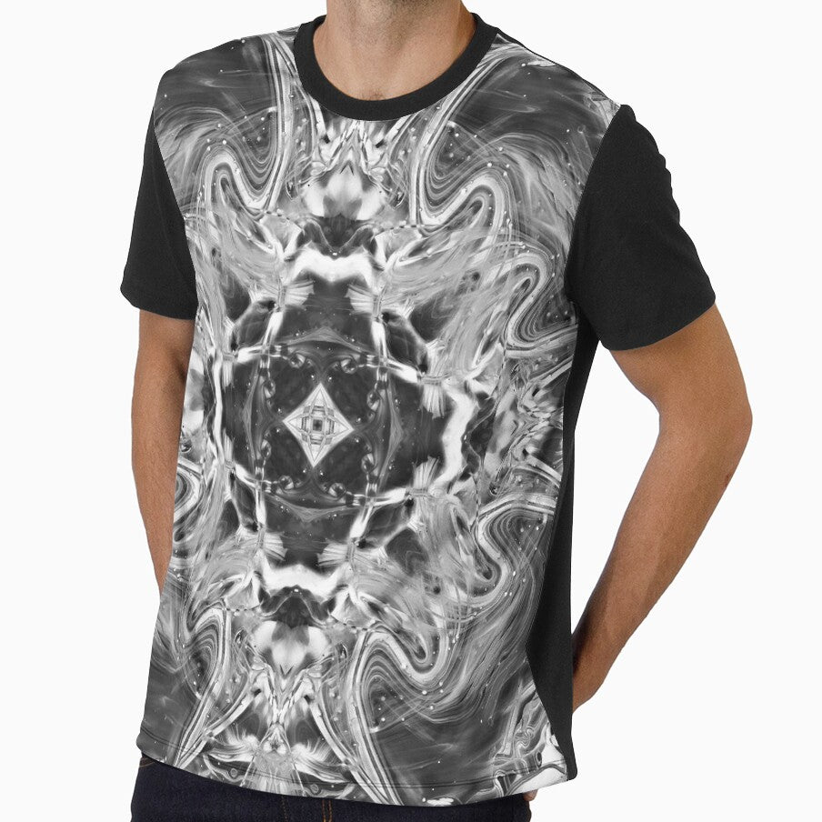 Symmetry in black and white IV by Psilographics