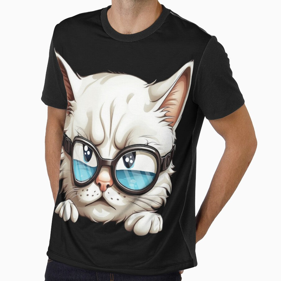 Cat Wearing Oversized Goggles by TurtleDojo