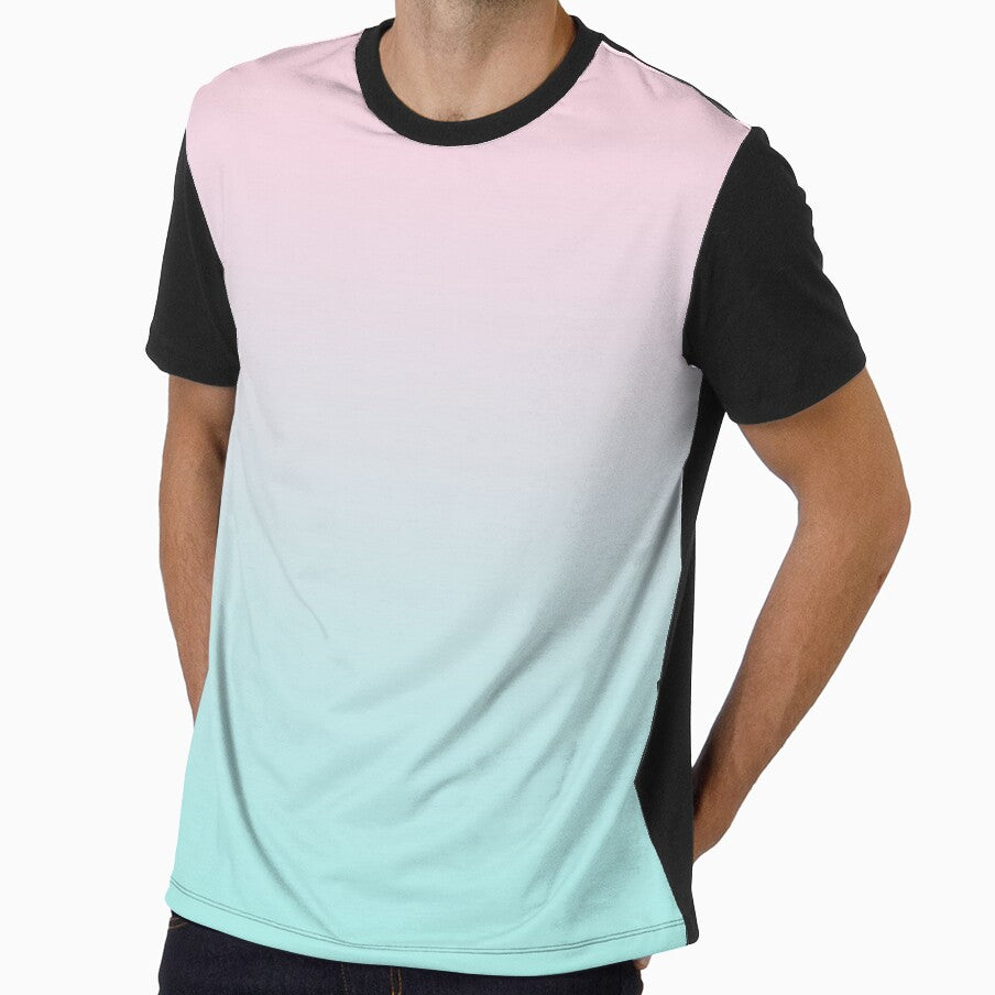 Soft Cotton Candy Pink and Blue Gradient by Bumblefuzzies