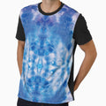 Symmetrical design in blue and pale pink by Psilographics