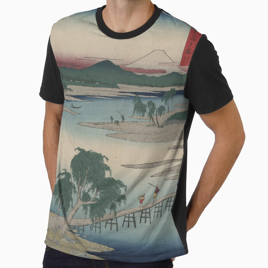Hiroshige's The Tama River in Musashi Province by mosfunky