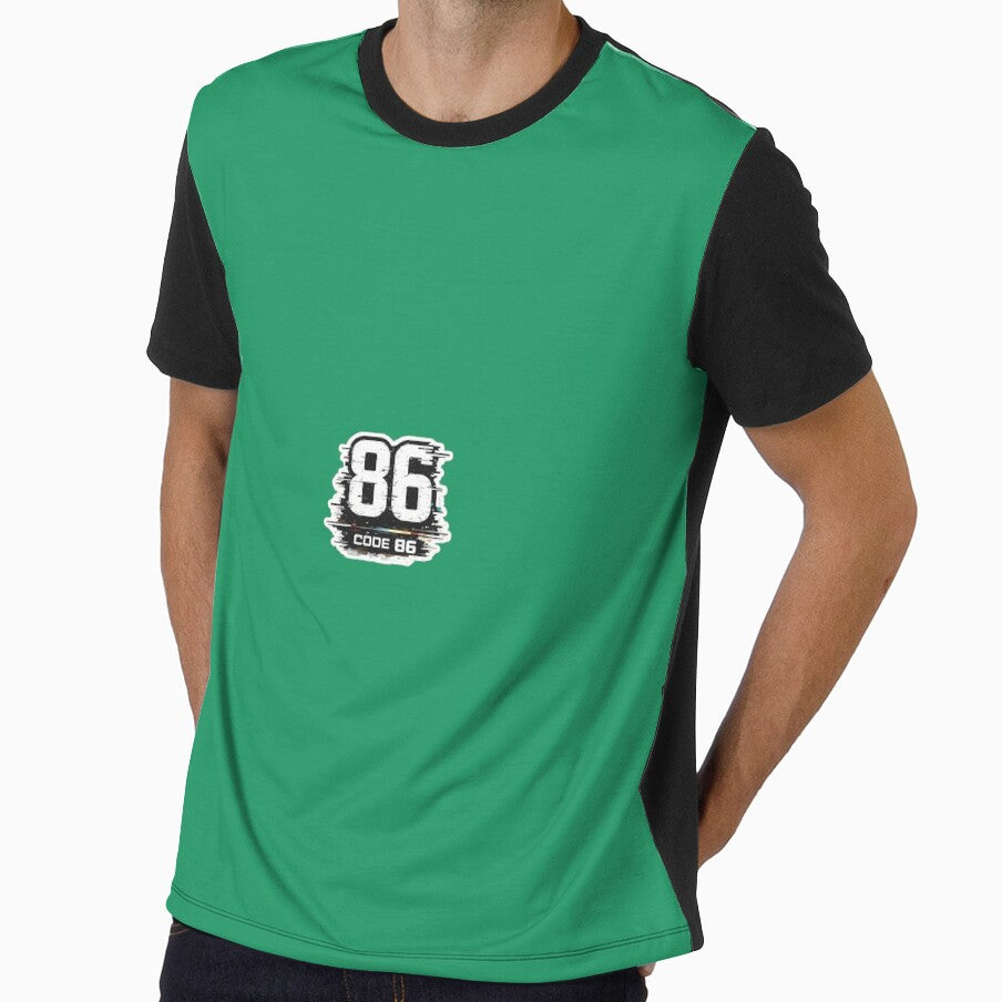 Grunge 86 Number Design by Artbysarmina