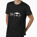 I Love Airplanes Airplane Pilot Heartbeat Flying Aviator Sweatshirt by rturuytuyt