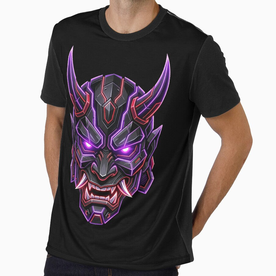 Cyber Oni Mask (Streetwear Style) by Stickersdevelop
