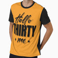 Hello Thirty, Born In 1996 30th Birthday Gift. A perfect gift to celebrate your thirtieth birthday with style. Black text version by illeN-Art-World
