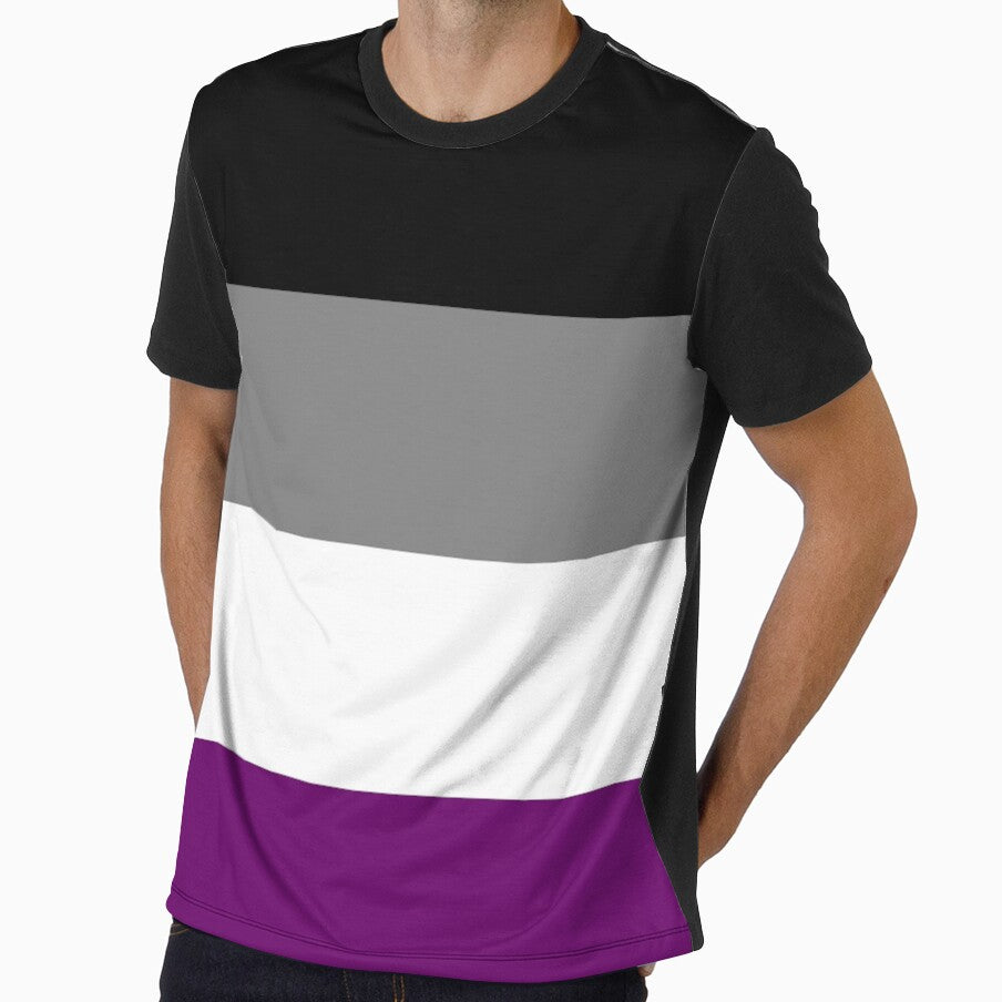 Asexual Pride Flag Shirt by shayerahol22