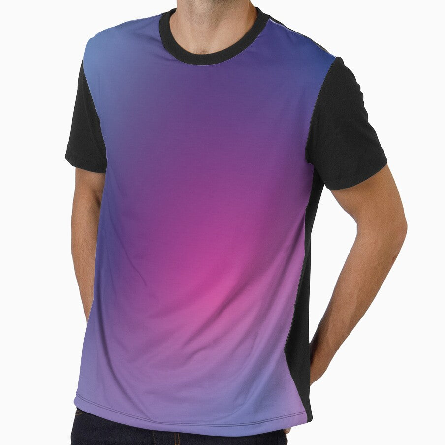 Cool Blue Purple and Pink Gradient by murialbezanson