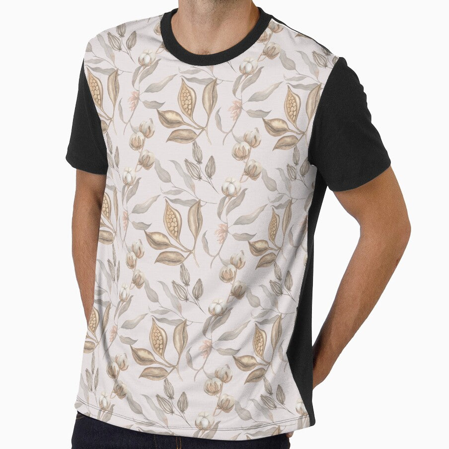 Soft Cotton Botanical Pattern by Velavue