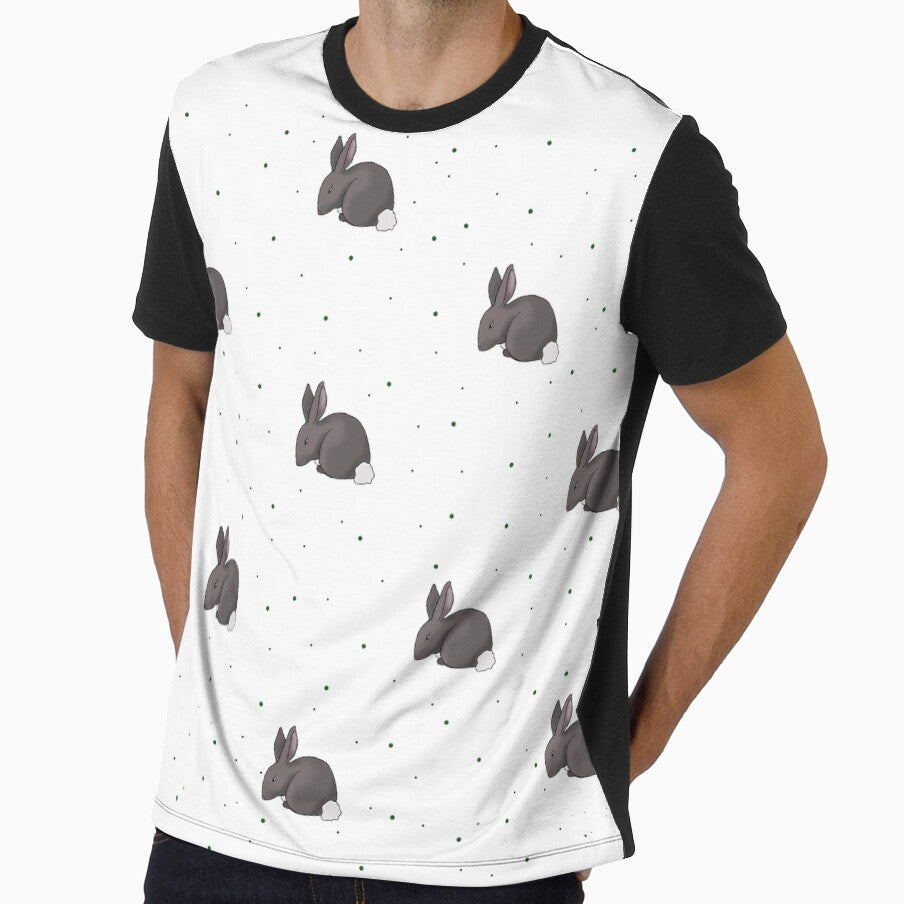 rabbits bunnies dot pattern by OrchardHouseC