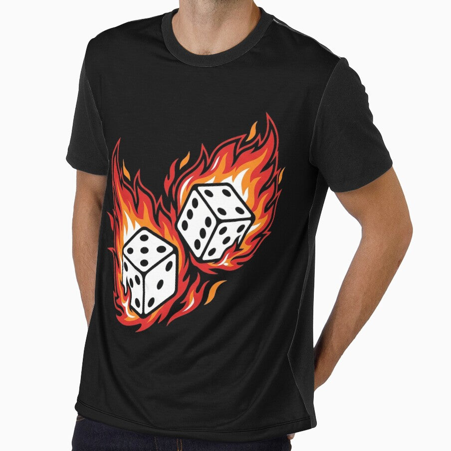 Burning Dice Streetwear by Stickersdevelop
