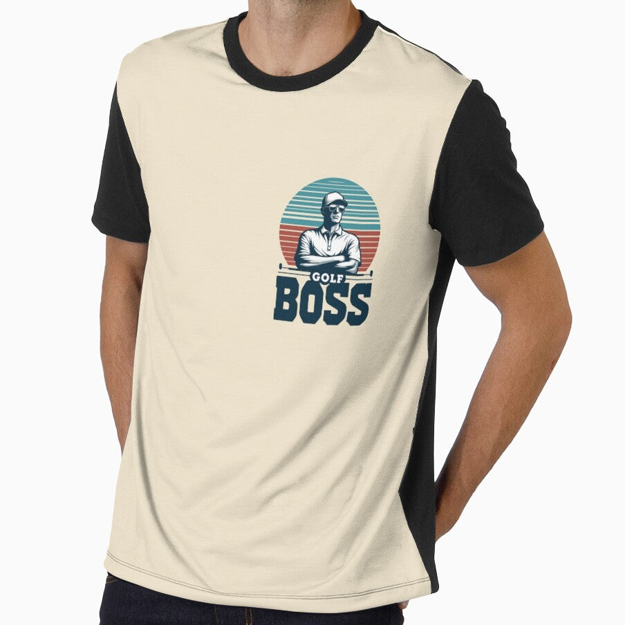 Simple Cool Vintage Golf Boss Quote For Men by Daqomm