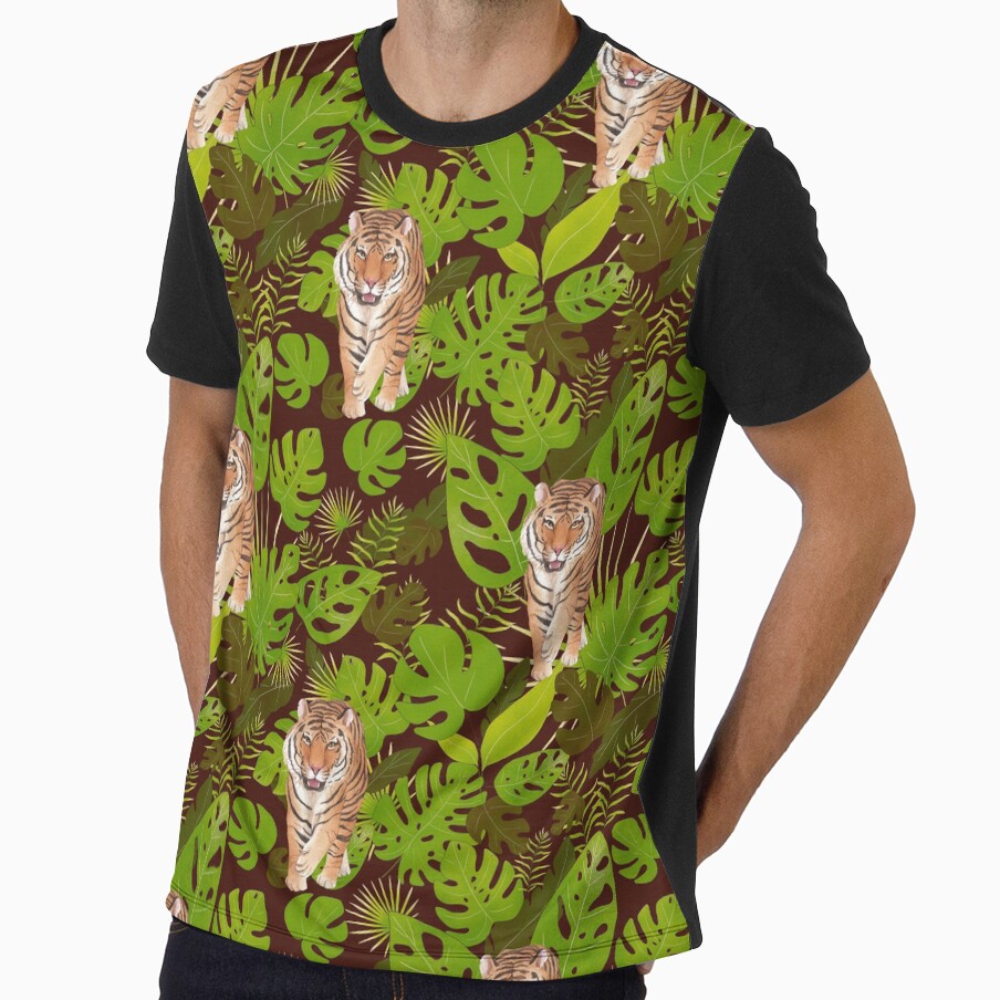Tiger Jungle Pattern by BettySpicer