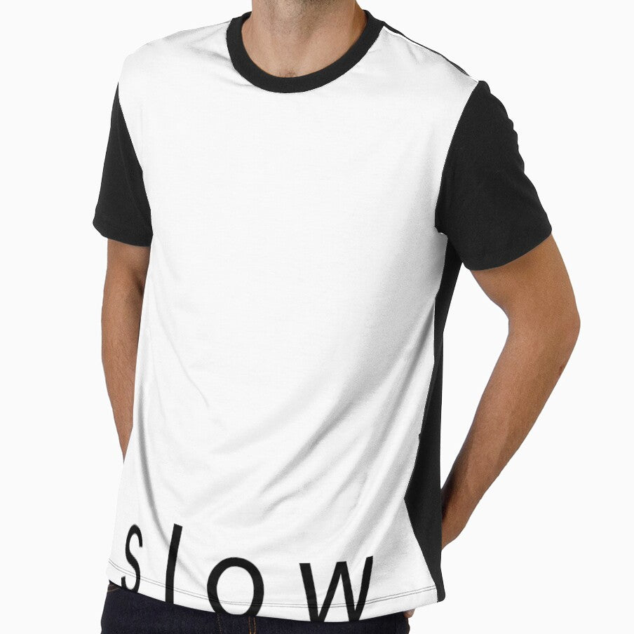 SLOW — visual silence t-shirt by shlepyart