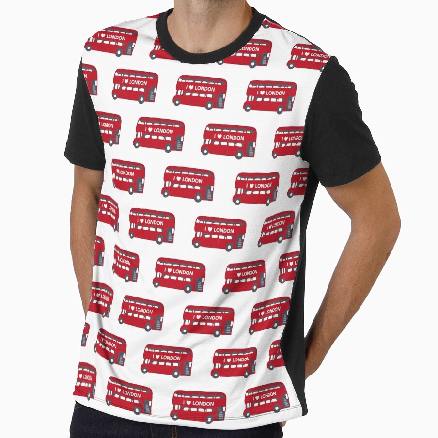 London red bus pattern | London | London bus by Lindsay Marie Patterns