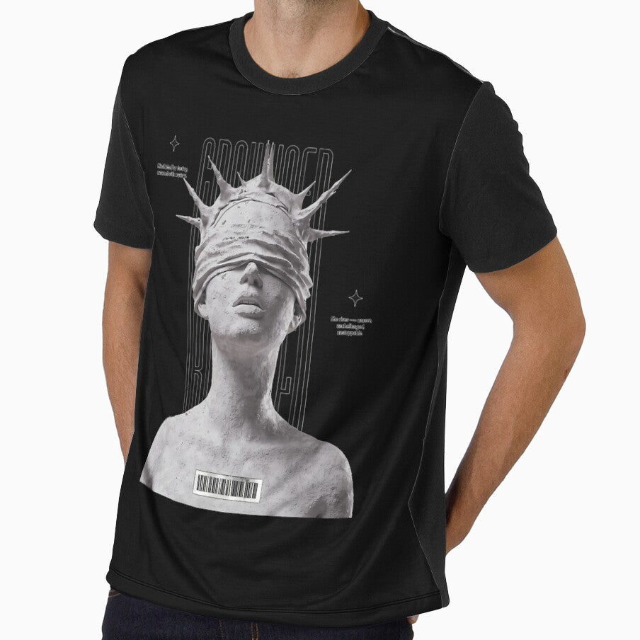 Brutalism Streetwear Crying Face Design by MinesSticker