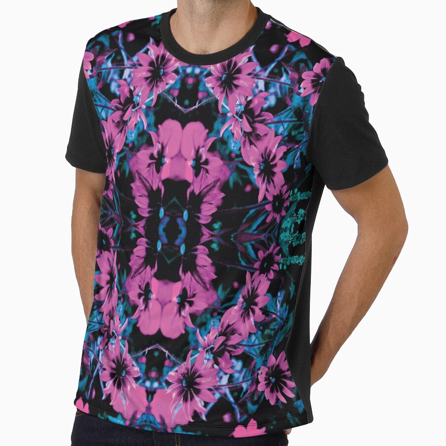 Psychedelic floral magic # 4 by Psilographics
