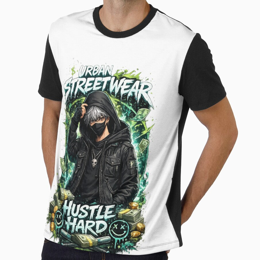 An intense urban illustration capturing the raw energy of street ambition by Med-th-ewolf