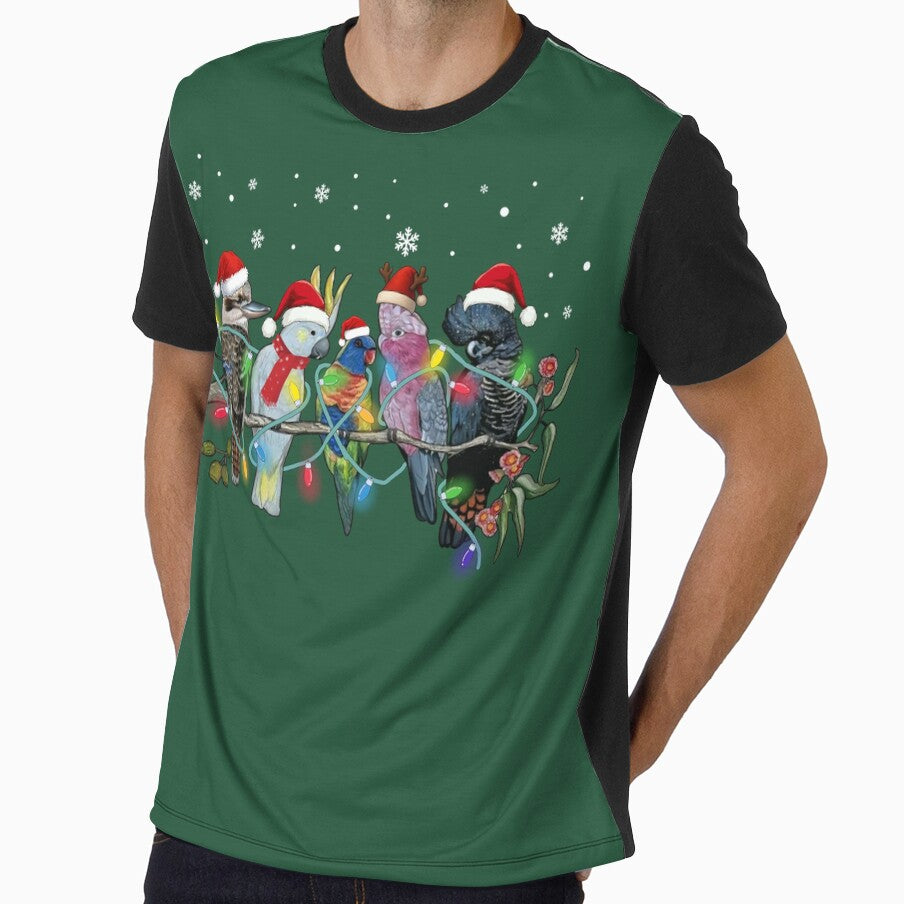 Extra festive Australian Birds Christmas Australia Xmas Gift Men Woman Kids by Taylor  ART