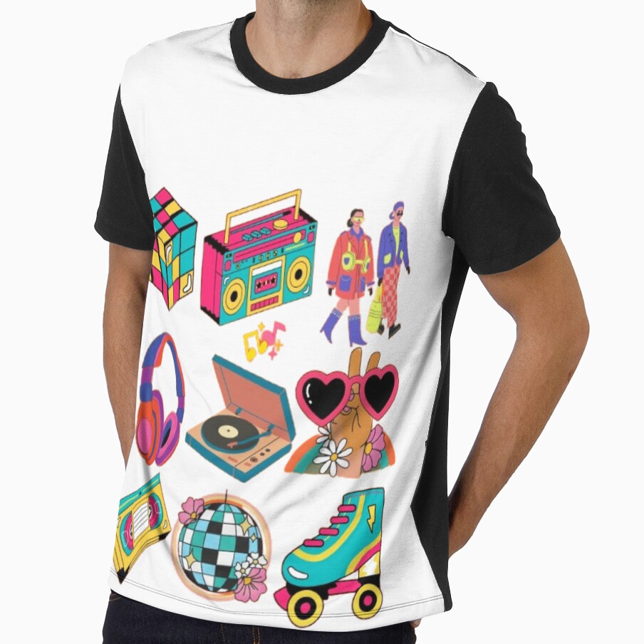 Retro Vibes 1980s Design by AKANKEDESIGN