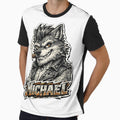Michael – Cool Wolf Name Mascot Sticker by AlexLineArt