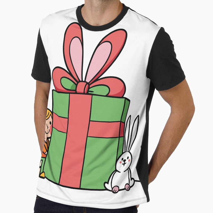 Giant Present with a Bow Nearly as Big as the Child by omerfdln34