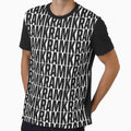KRAM Brutalist Streetwear Logo Black Minimalist Tee by ShenGha-design