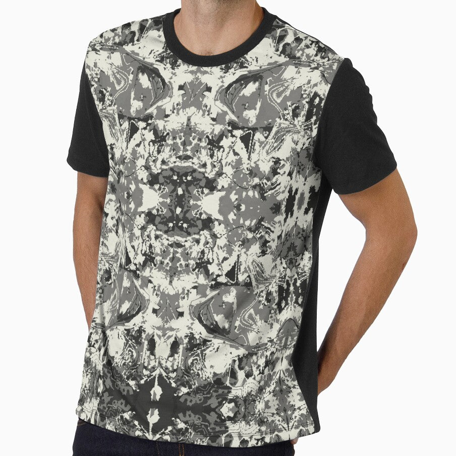 Black and White Abstract Exclusive Pattern by LIRAZ ZIV