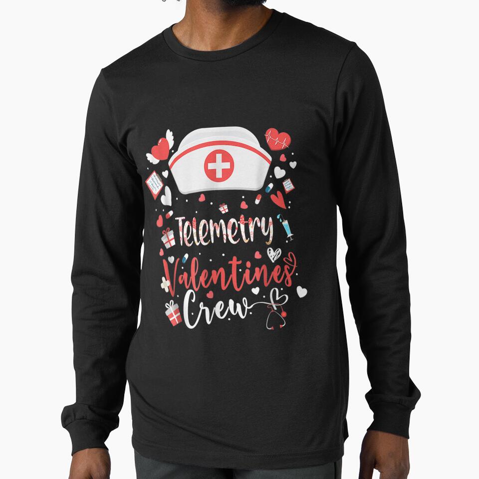 Telemetry Valentines Nurse Crew Family Group Nursing Lovers by laurenm233