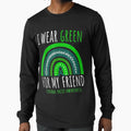 Rainbow I Wear Green For My Friend Cerebral Palsy Awareness by beatabea