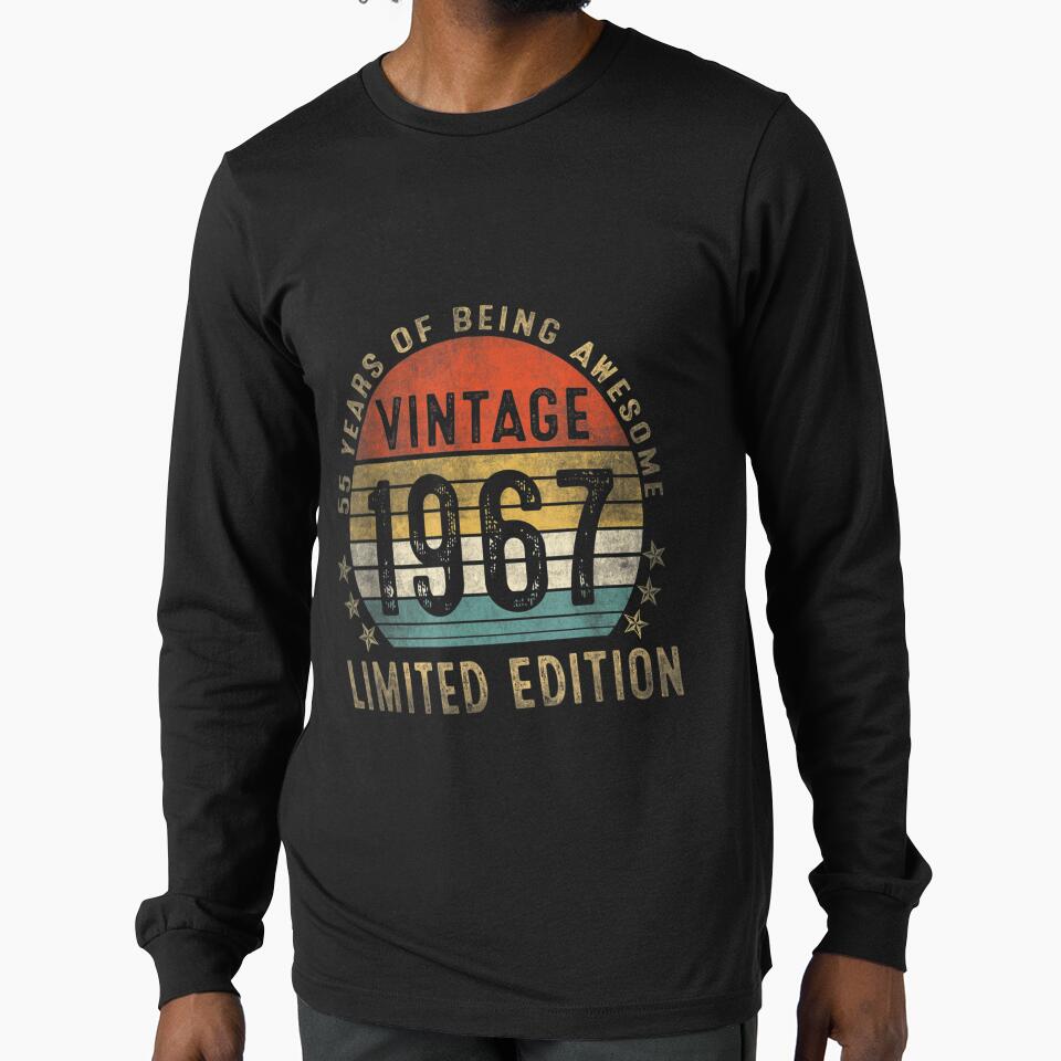 55 Yrs Old Gift Vintage 1967 Limited Edition 55th Birthday by aprilsav