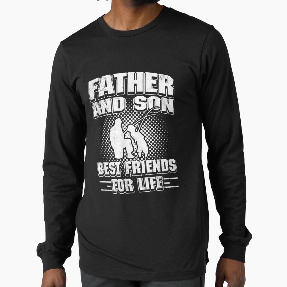 Father And Son Best Friend For Life Fishing Matching Outfits by beatabea