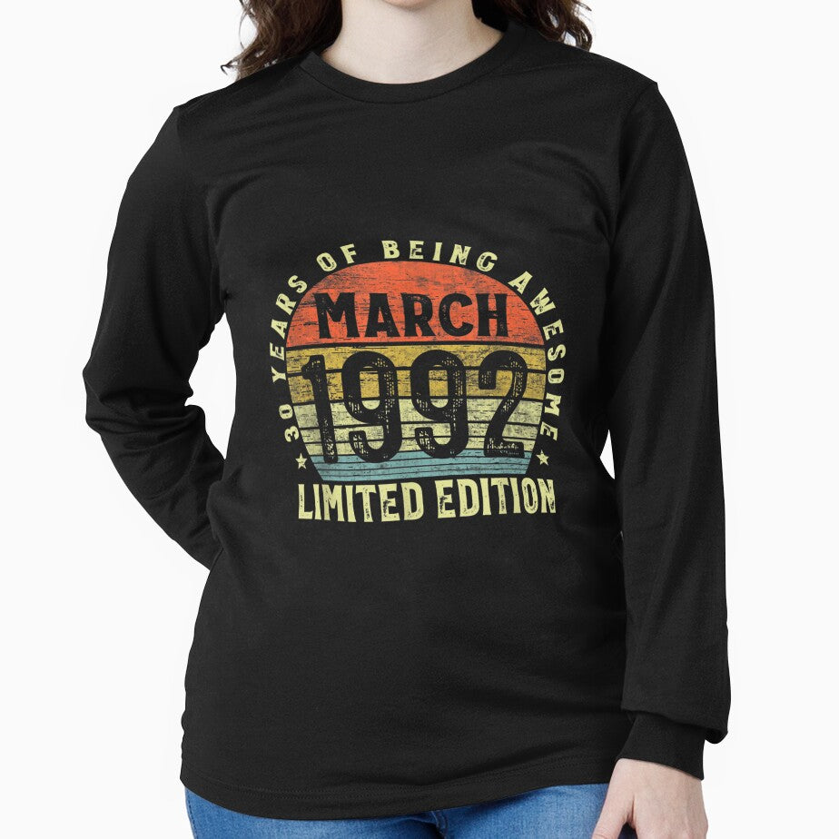 Vintage March 1992 Limited Edition 30 Years Old Gift 30th by cysandy