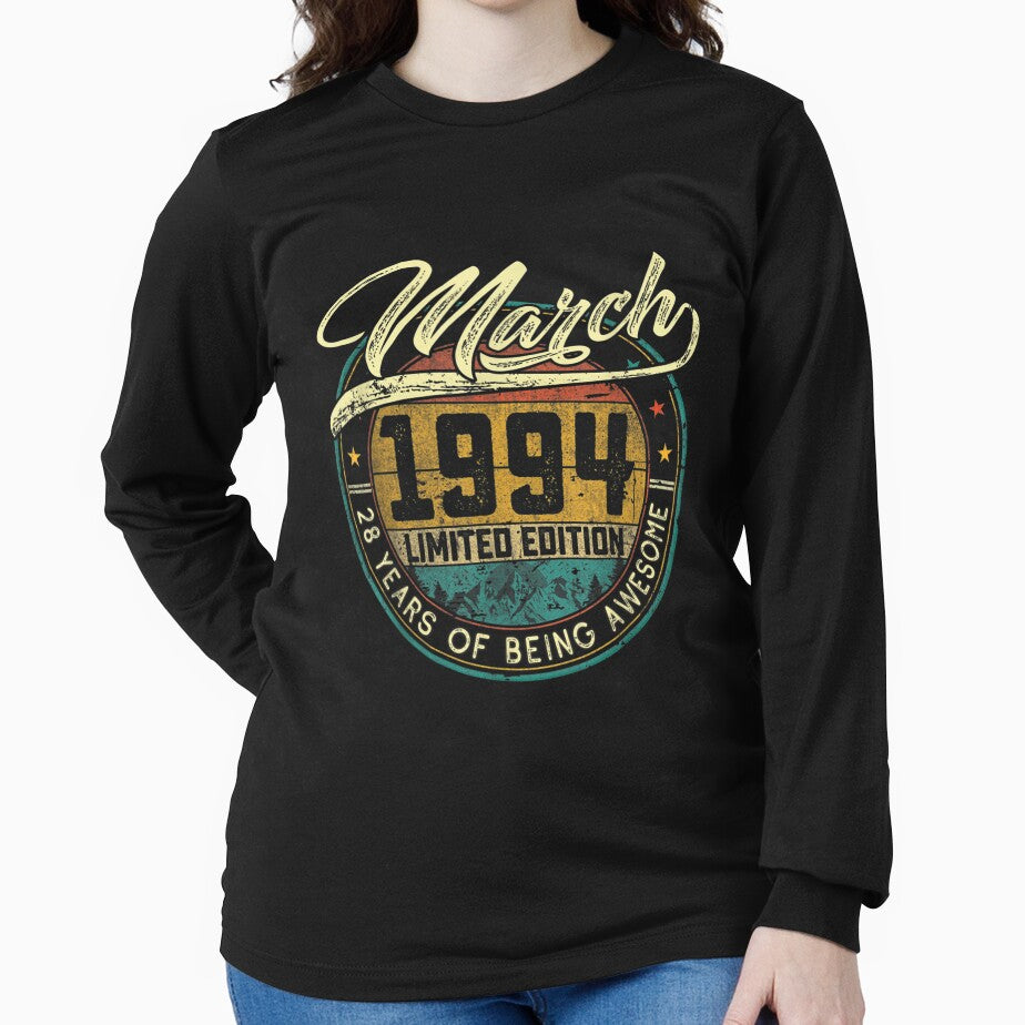 Retro March 1994 Limited Edition Vintage 28 Years Old by tomekae