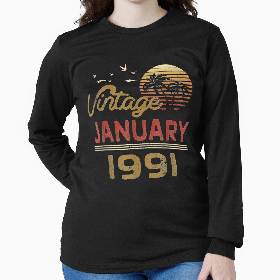 Vintage January 1991 Limited Edition Birthday Gift by melisenda