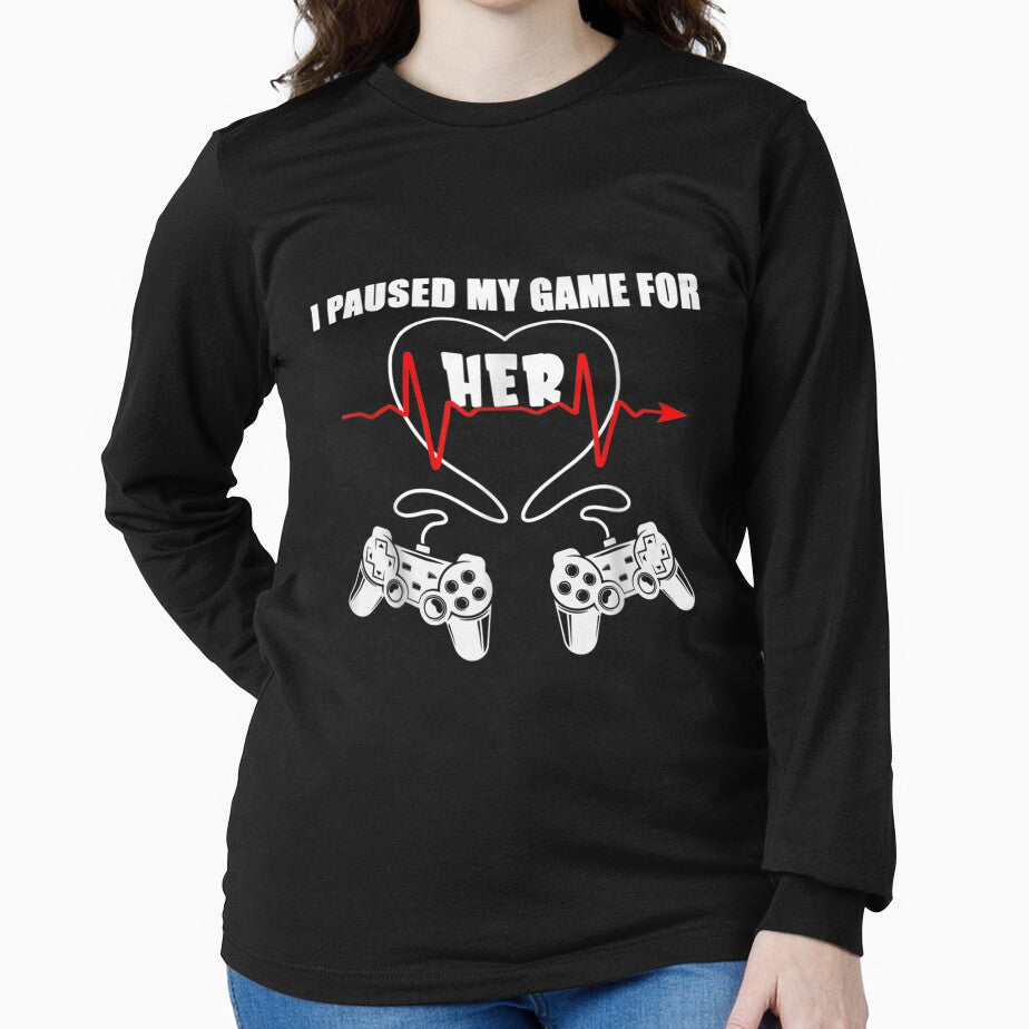 I Paused My Game For Her For Valentines Day Gamer Heart by 77tara