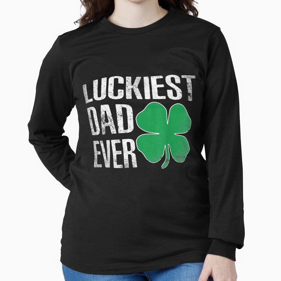 St Patrick's Day For Dad Luckiest Dad Irish Paddy's by melisenda