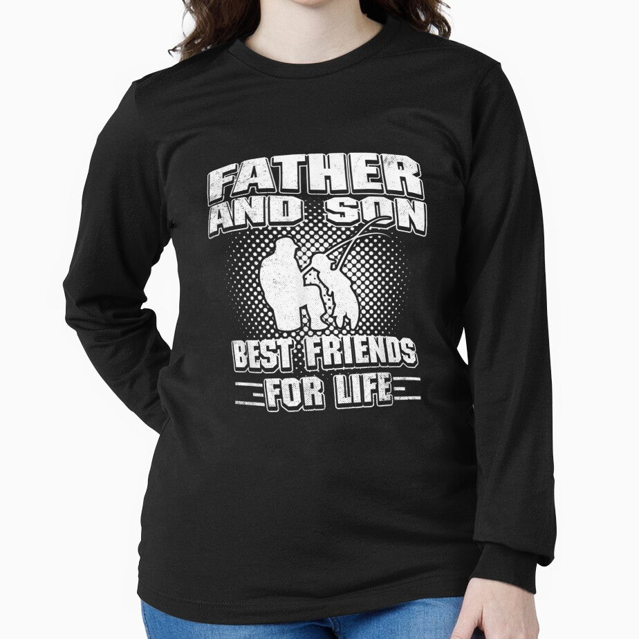 Father And Son Best Friend For Life Fishing Matching Outfits by beatabea