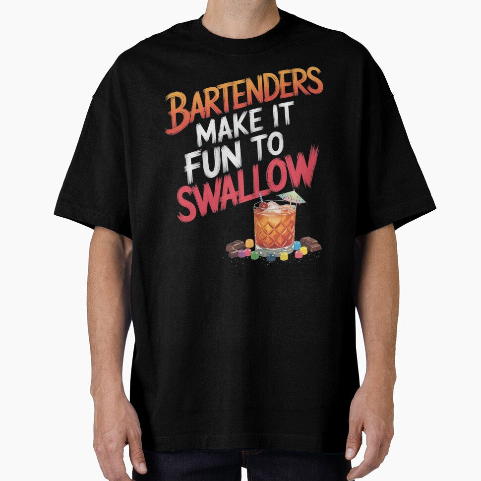 Bartenders Make It Fun To Swallow Funny Gifts For Bartenders and Cocktail Lovers by SkymarArt