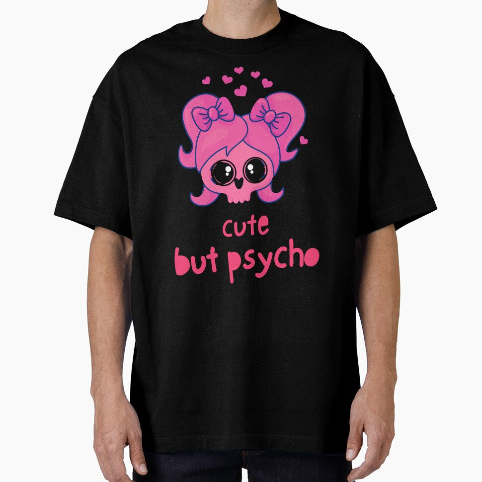 cute but psycho cute goth skull by SKULLARTISTRY