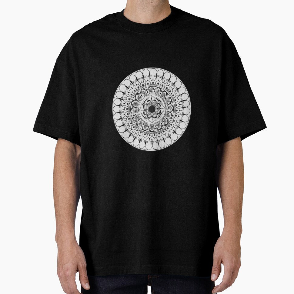 Hand Drawn Black Mandala Design by Zedart