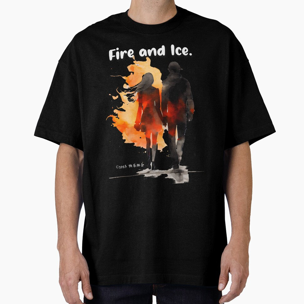 Valentines Day - Fire and Ice by David Apricot