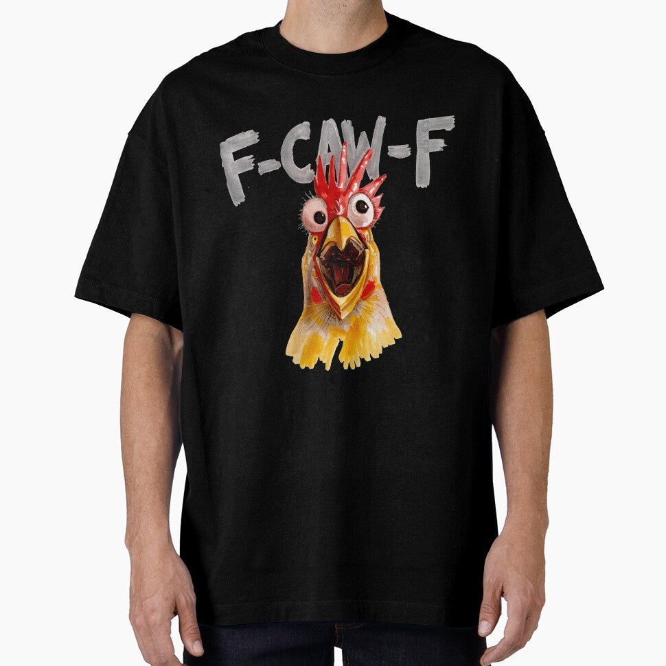 F-Caw-F Funny Screaming Chicken by Biedroneczka