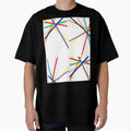 Colorful Abstract Lines Pattern by Kitslam Art