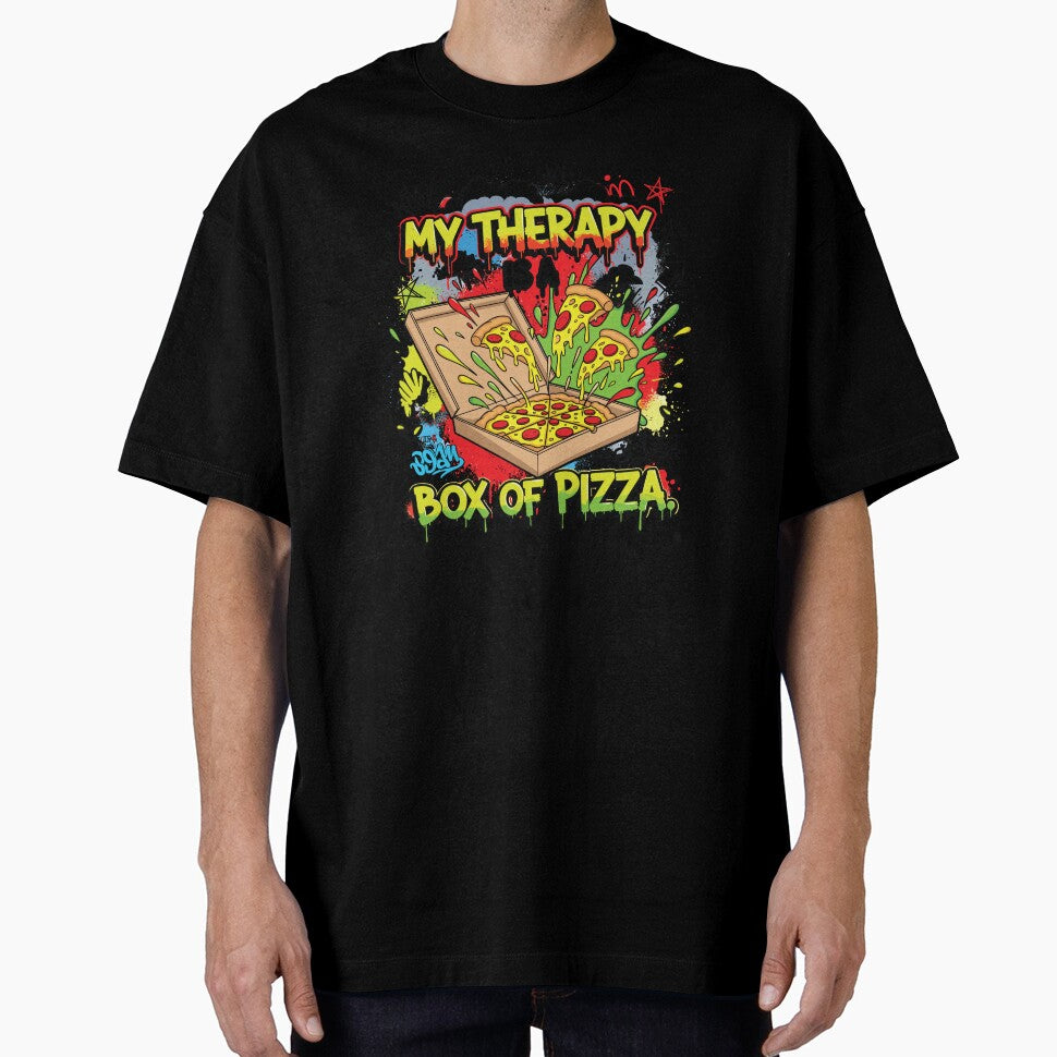 My  Therapy is a Box of Pizza by Suzthewall