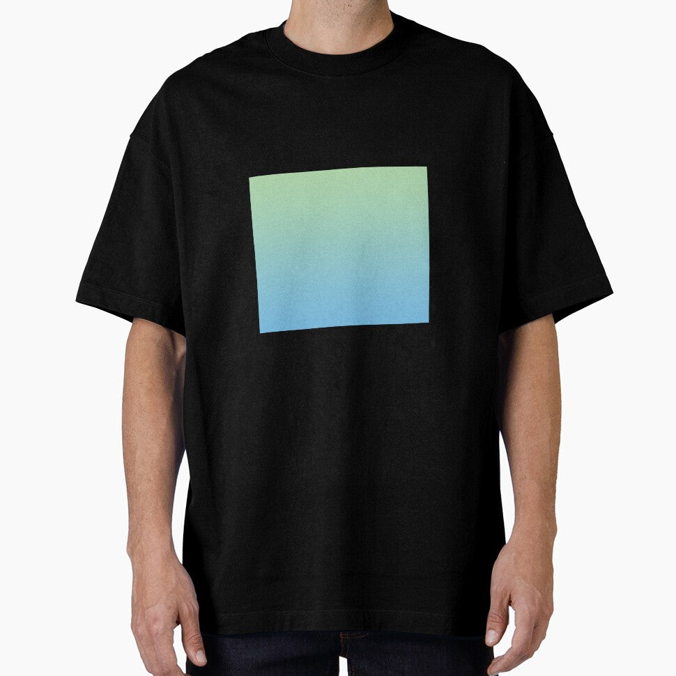 REFLECTIONS- Minimalist Blue to Green Pastel Gradient Ombre by GRDNT