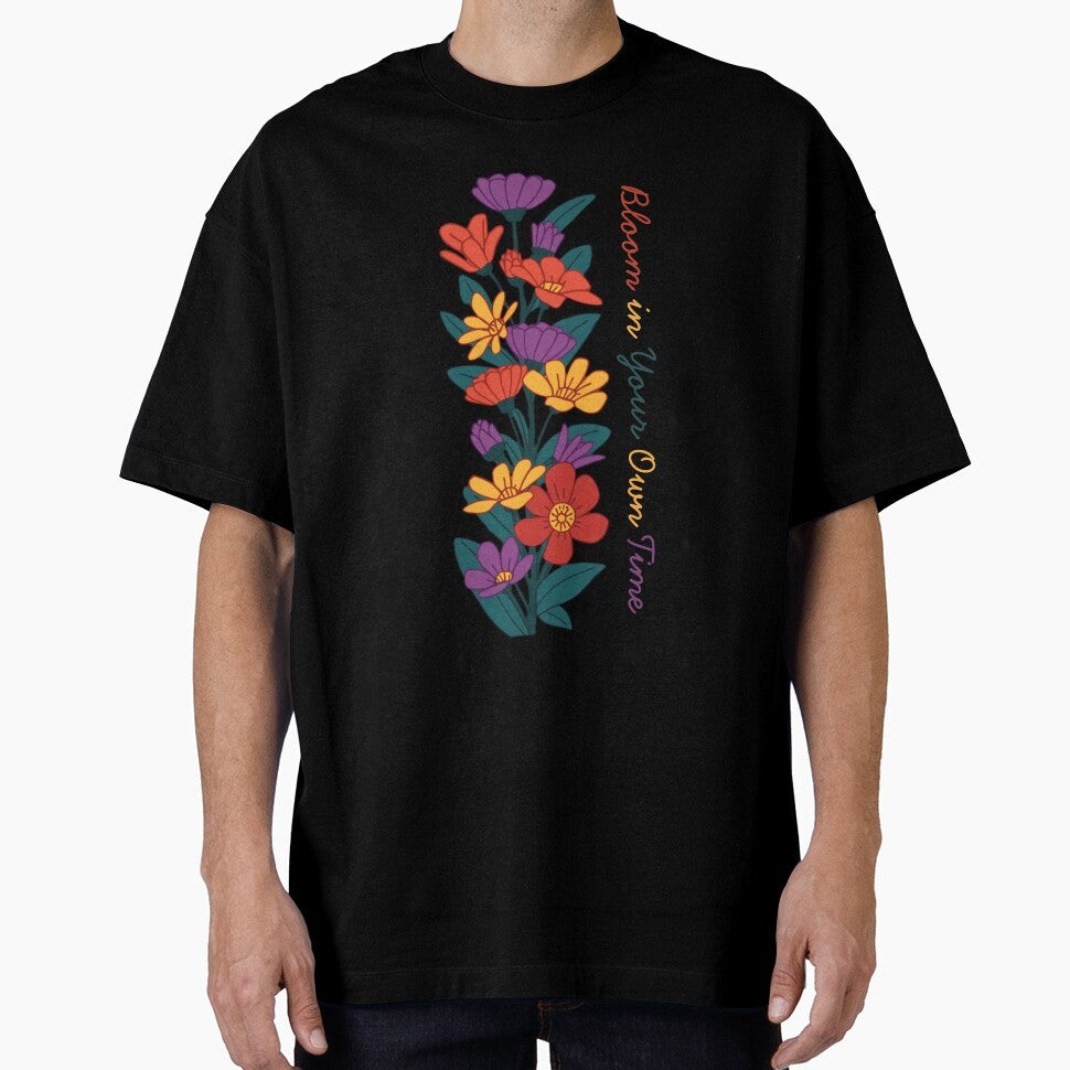 Trendy Floral Graphic Tee for Casual Style by quietvisualsco