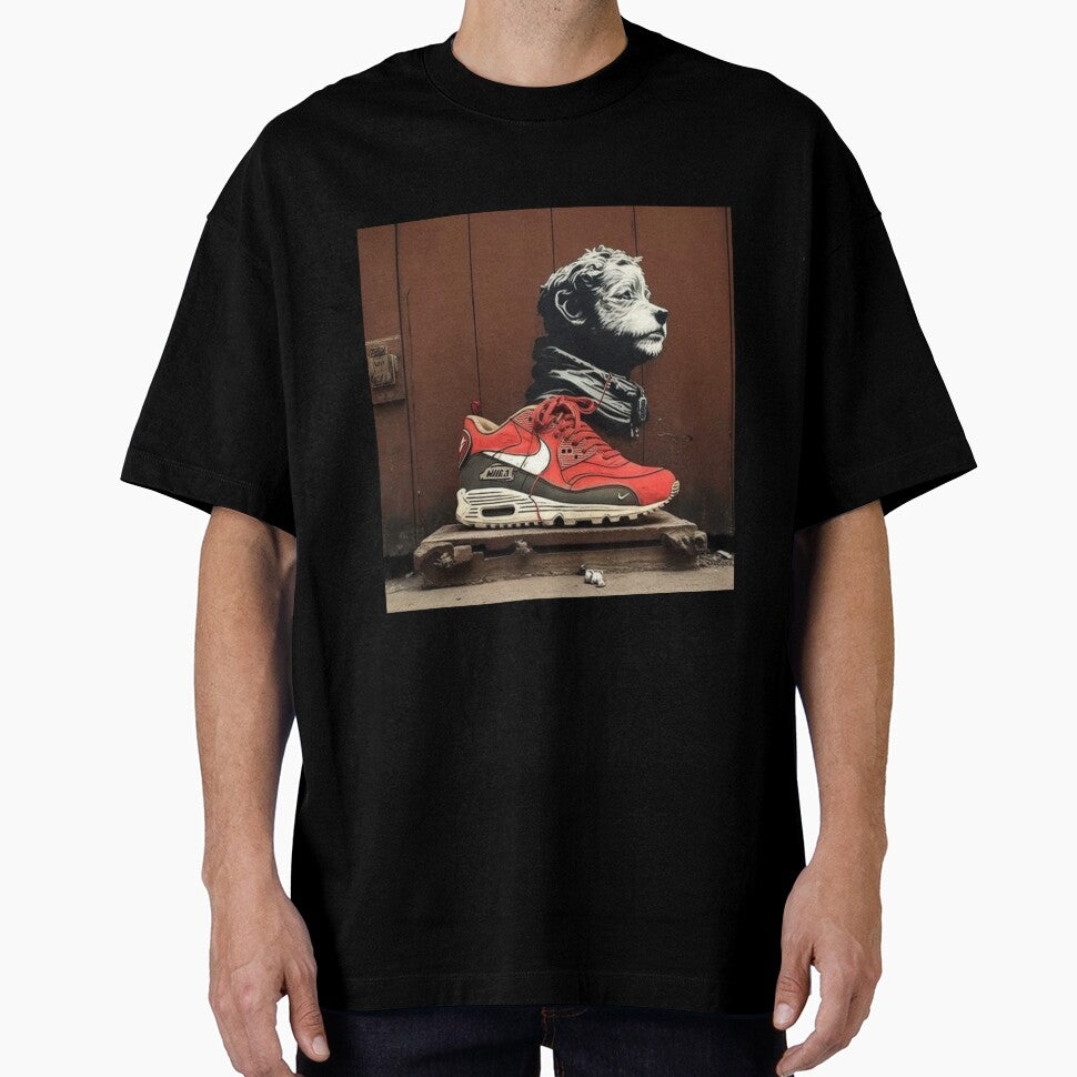Banksy inspo Air Max by BlurrdGrafix
